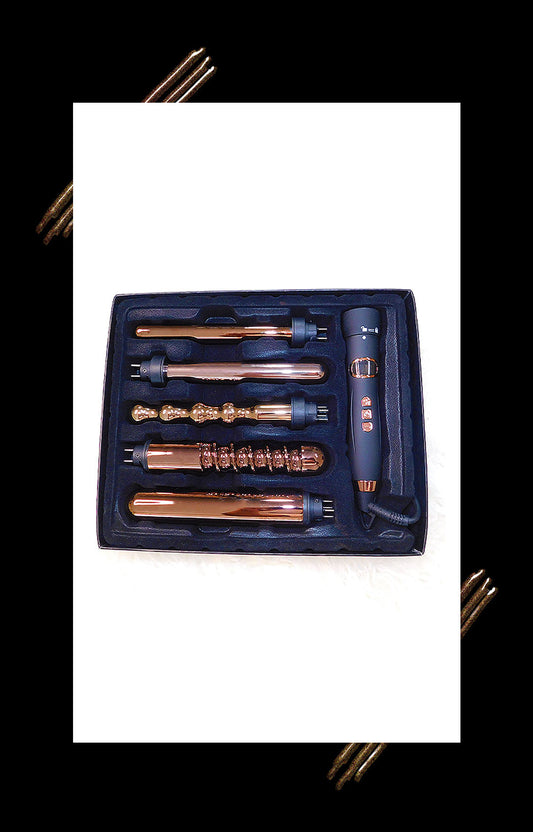 GOLD SERIES TITANIUM INTERCHANGEABLE CURLING WAND