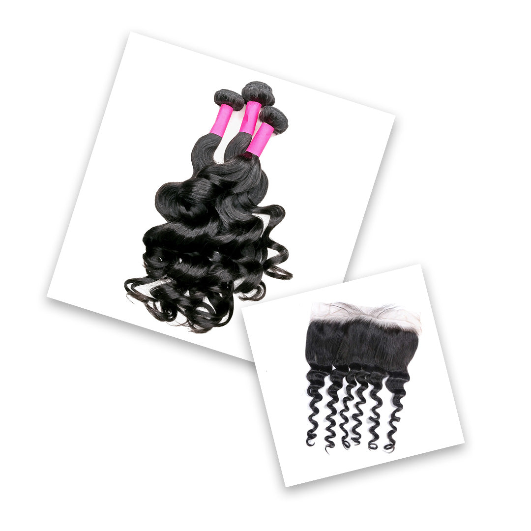 Mermaid Wave Bundle Special + Frontal