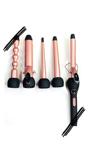 5 in 1 INTERCHANGEABLE CURLING IRON SET