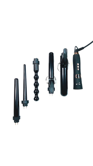 5 in 1 BARREL INTERCHANGEABLE CURLING WAND