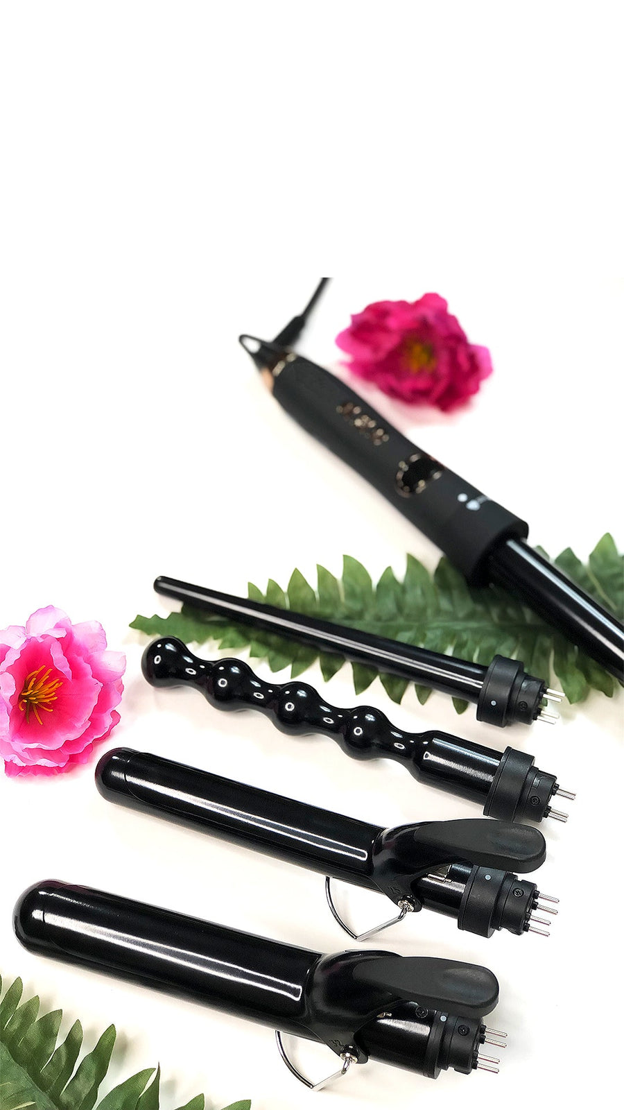 5 in 1 BARREL INTERCHANGEABLE CURLING WAND