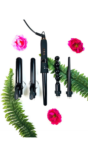 5 in 1 BARREL INTERCHANGEABLE CURLING WAND