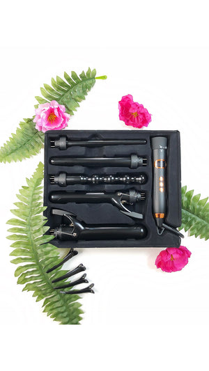 5 in 1 BARREL INTERCHANGEABLE CURLING WAND