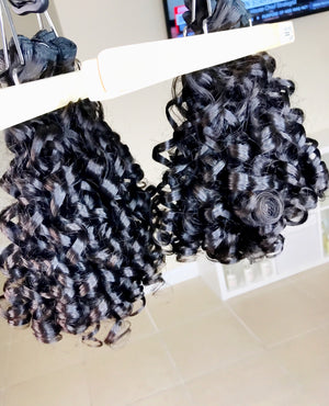 3 Bundle Special Moroccan Curl + Closure