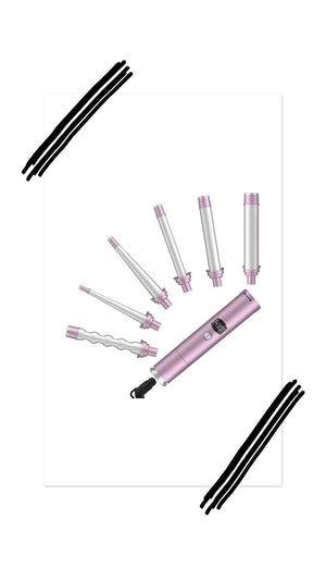 5 in 1 BARREL INTERCHANGEABLE WAND SET